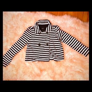 Gap kids striped cardigan outerwear sz M